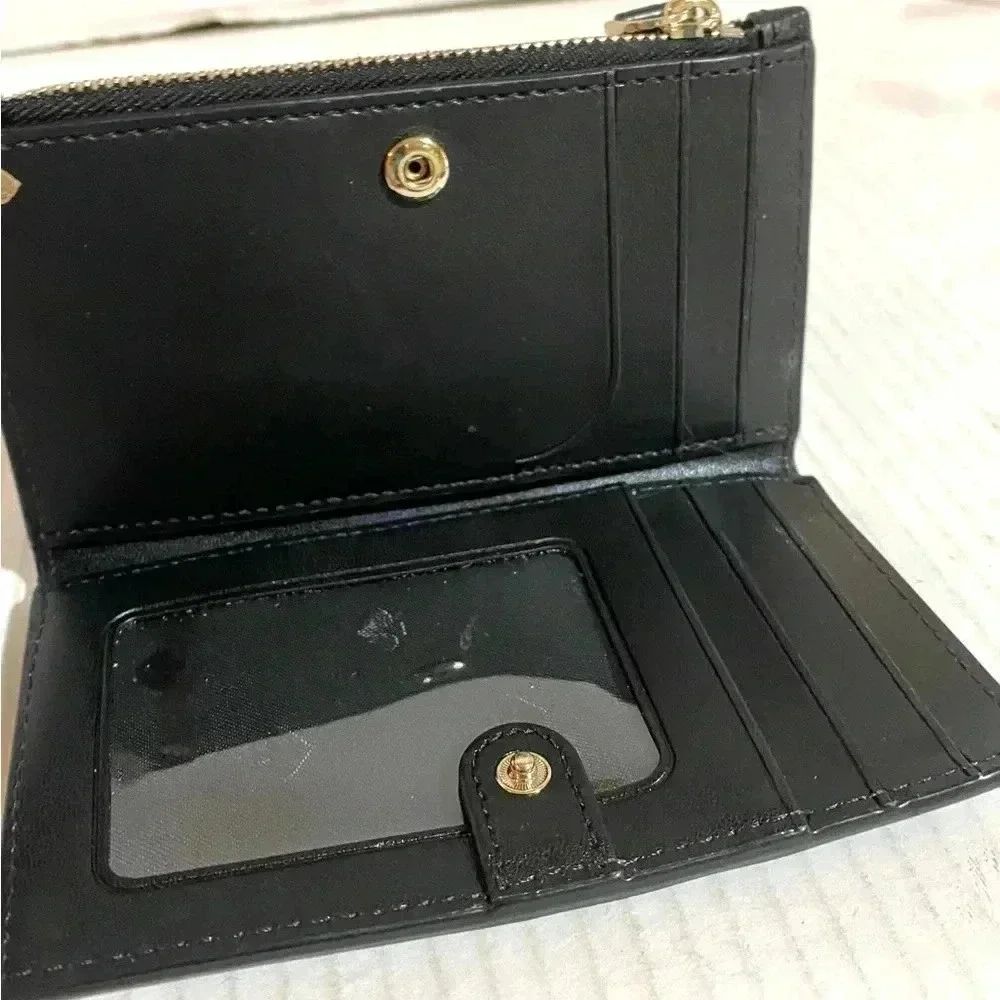 Kate spade black leather wallet